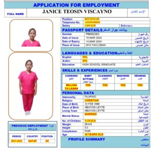 GLYDEL BUENAVISTA<br><br> Driver –  Philippines